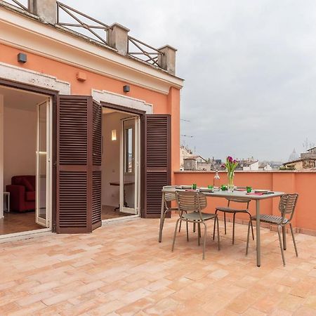 Apartment With Terrace In Via Del Pellegrino - FromhometoRoma Dış mekan fotoğraf
