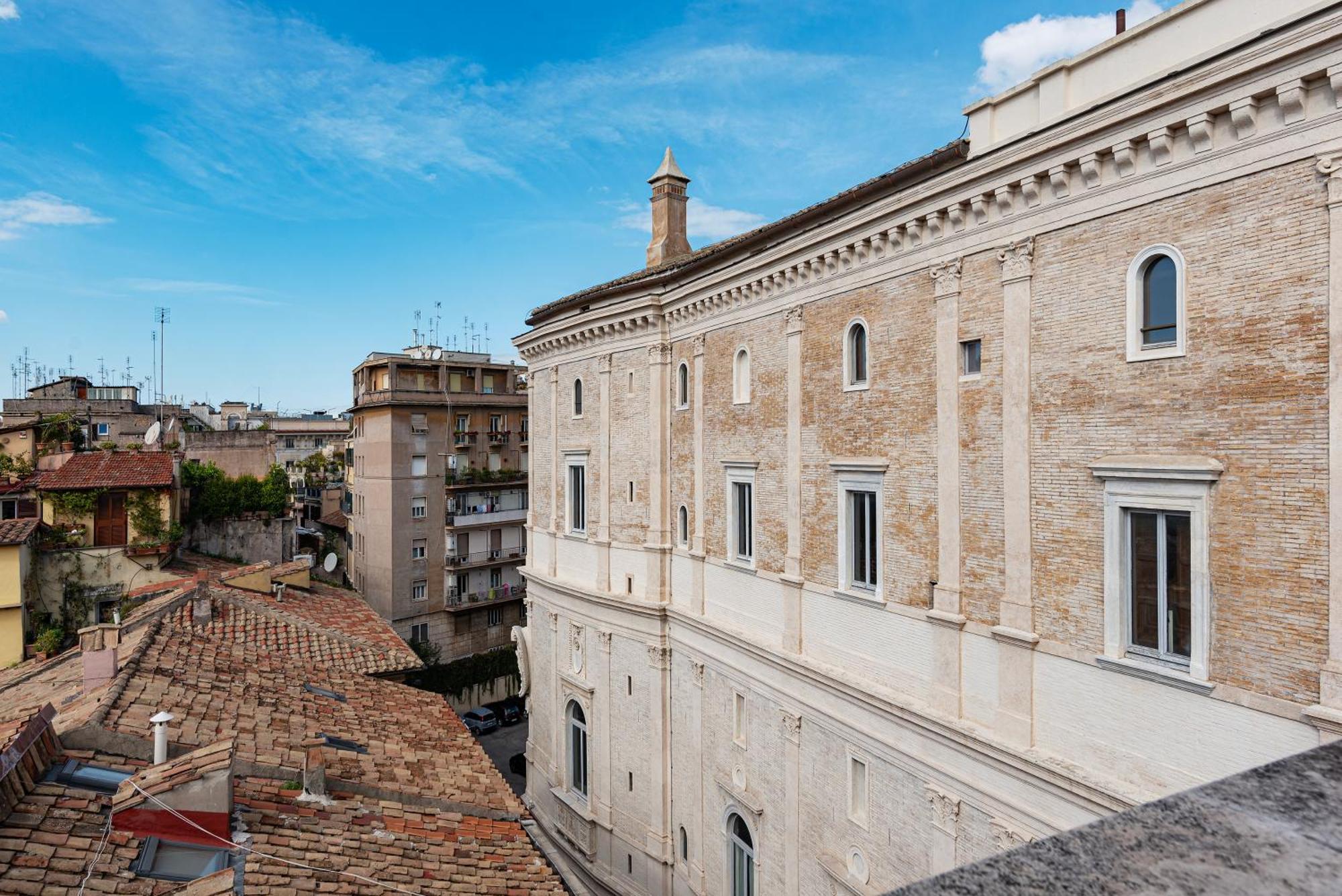 Apartment With Terrace In Via Del Pellegrino - FromhometoRoma Dış mekan fotoğraf