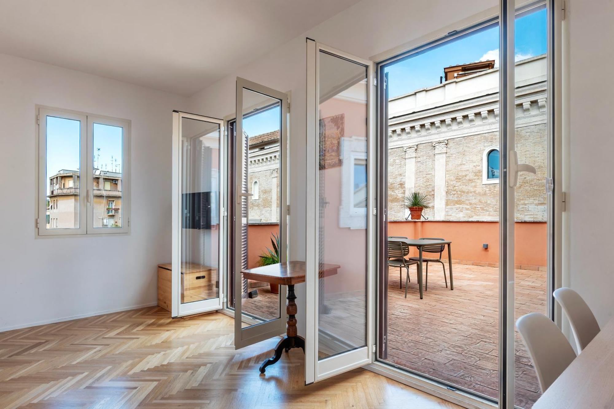 Apartment With Terrace In Via Del Pellegrino - FromhometoRoma Dış mekan fotoğraf