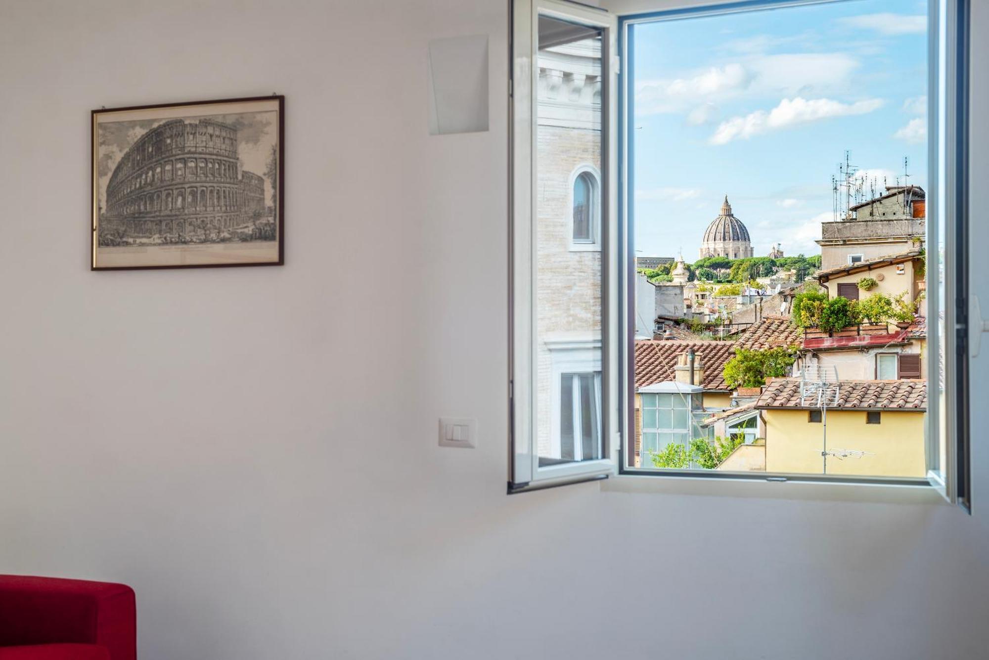 Apartment With Terrace In Via Del Pellegrino - FromhometoRoma Dış mekan fotoğraf