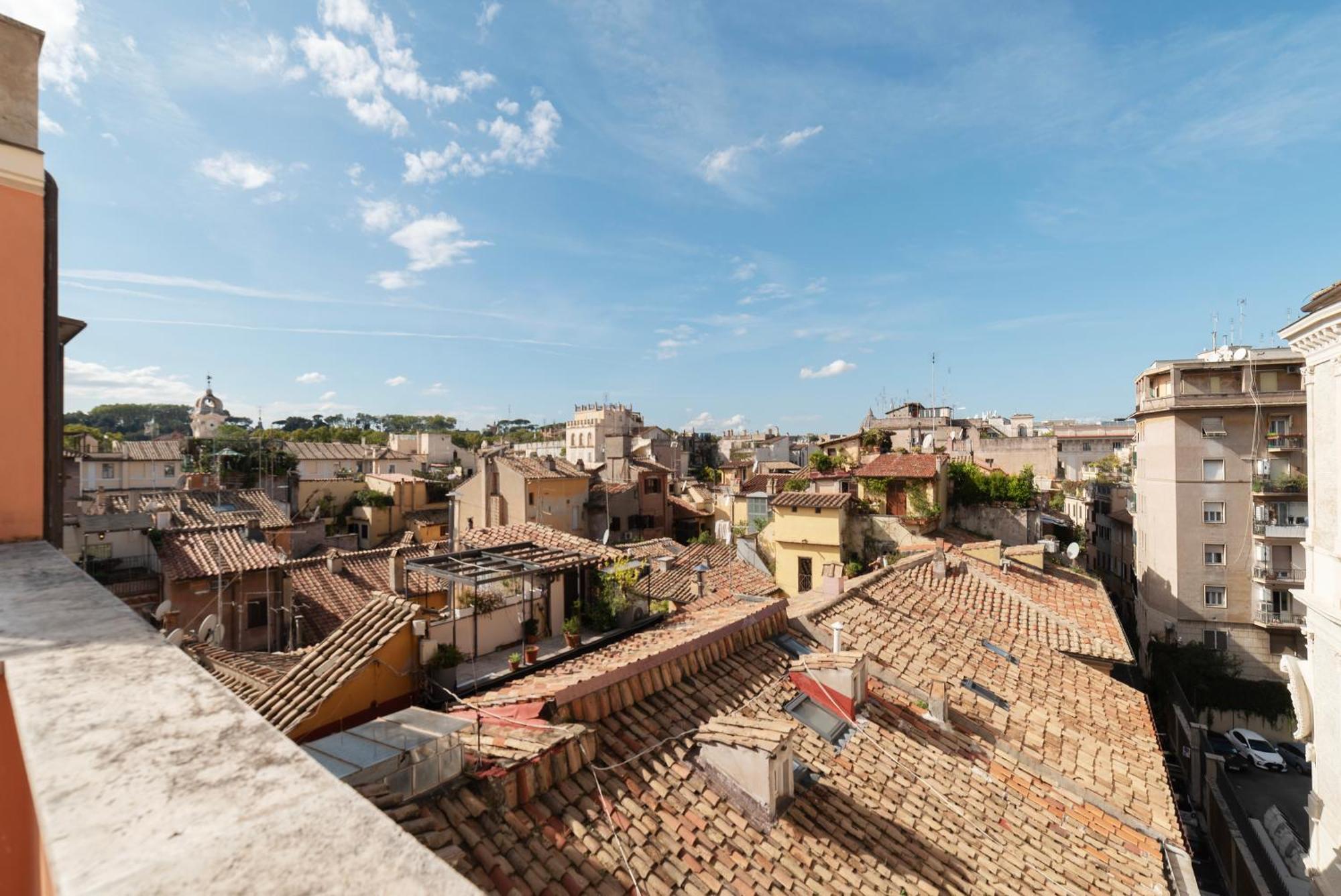 Apartment With Terrace In Via Del Pellegrino - FromhometoRoma Dış mekan fotoğraf