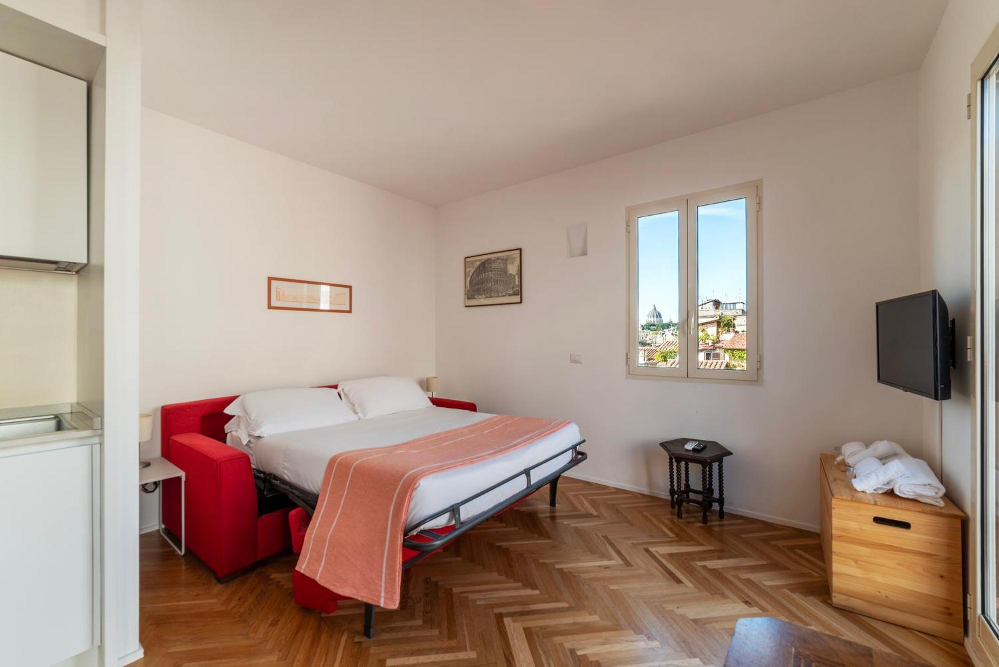 Apartment With Terrace In Via Del Pellegrino - FromhometoRoma Dış mekan fotoğraf