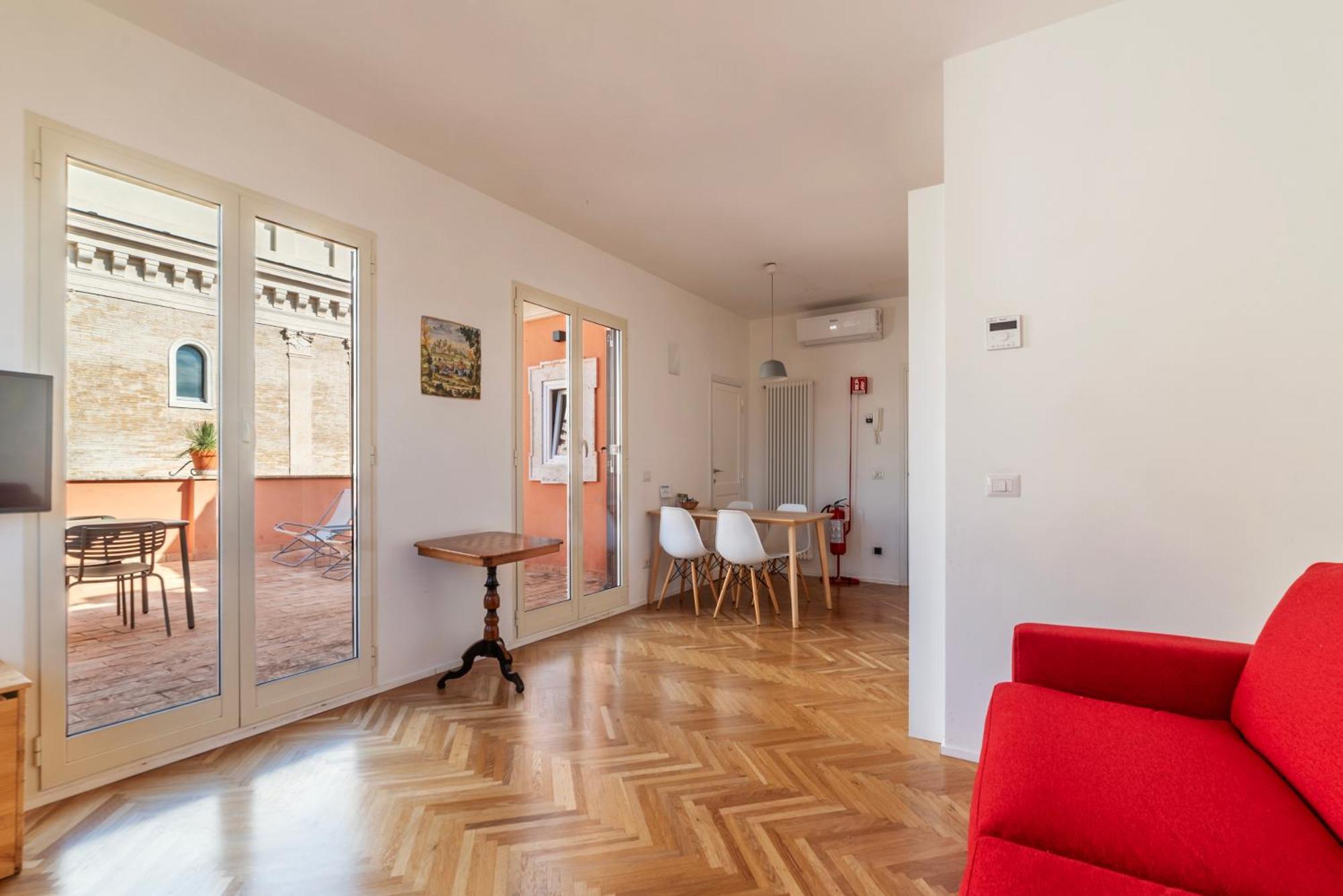 Apartment With Terrace In Via Del Pellegrino - FromhometoRoma Dış mekan fotoğraf